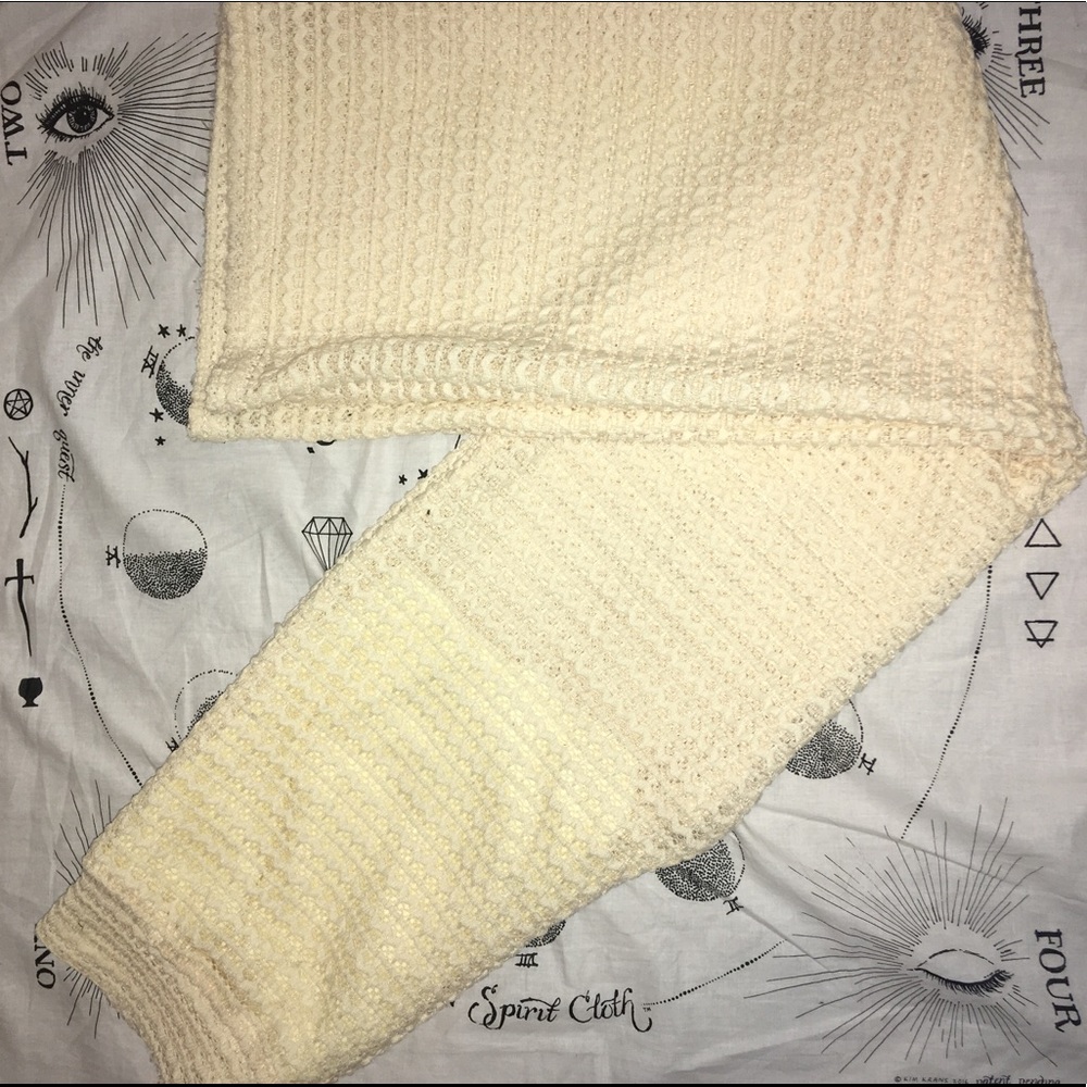 Cream float pants